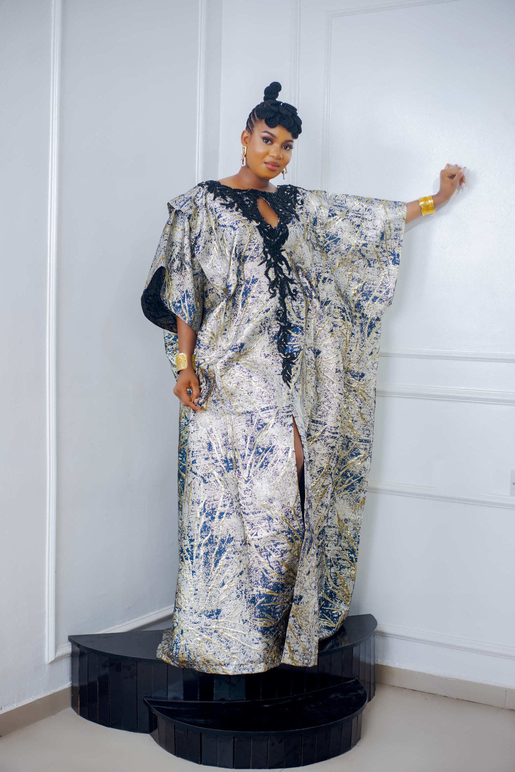 Ọla Metallic Kaftan