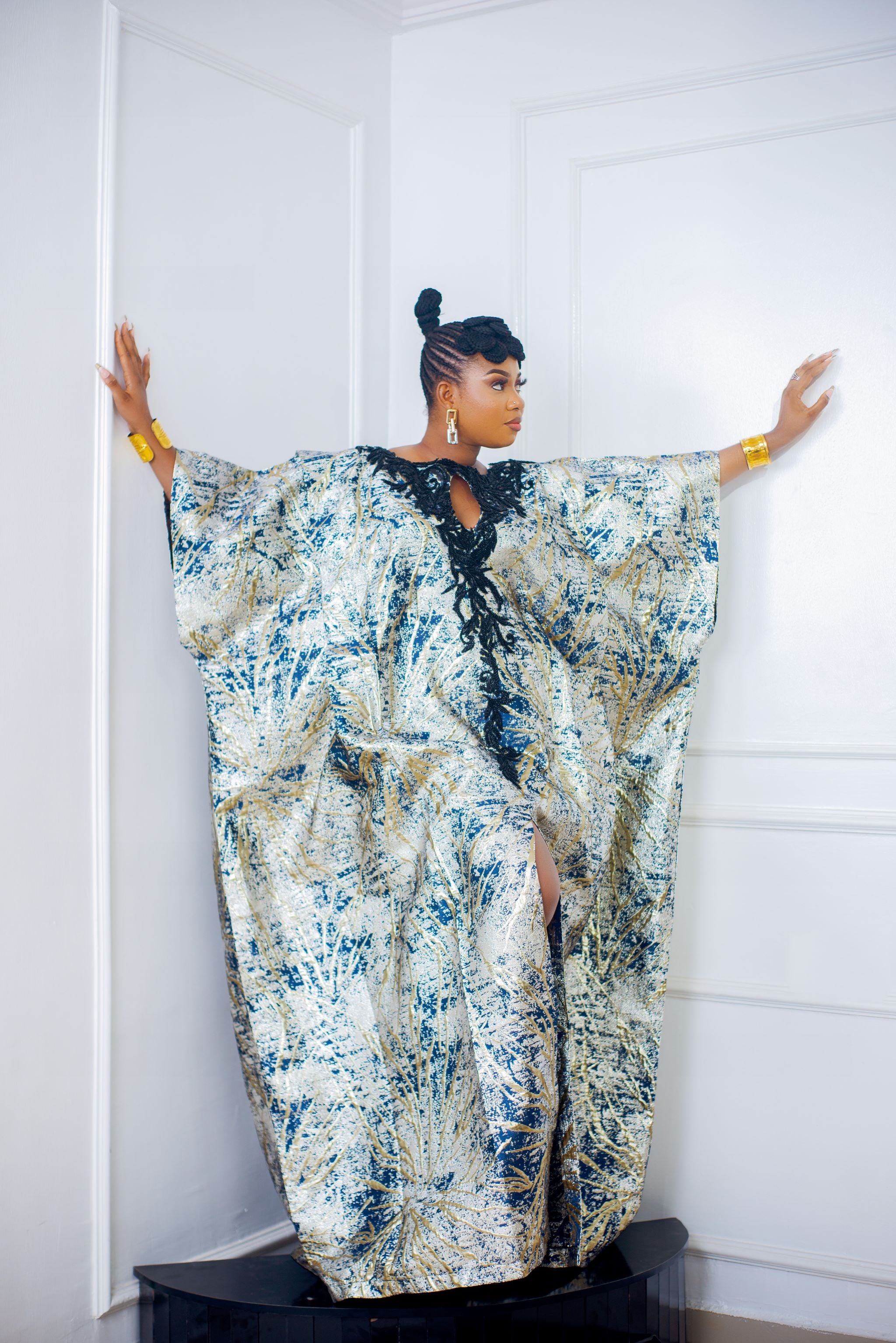 Ọla Metallic Kaftan